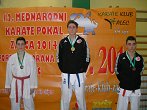 Kevin Žuber (16-17 let) -76kg 1. mesto, Nenad Jović 3. mesto