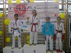 Sara Žohar deklice (10,11) -40kg 1. mesto, Mara Jović 2. mesto