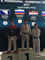 Aleksander Jovanovski kadeti +70kg 1. mesto
